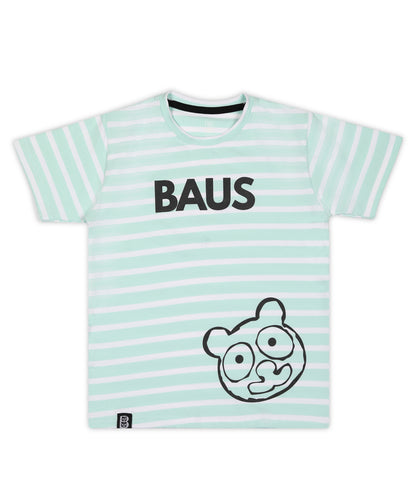 Baus Lycra Cotton Half sleeve Stripe T-shirt - BAUS Brands