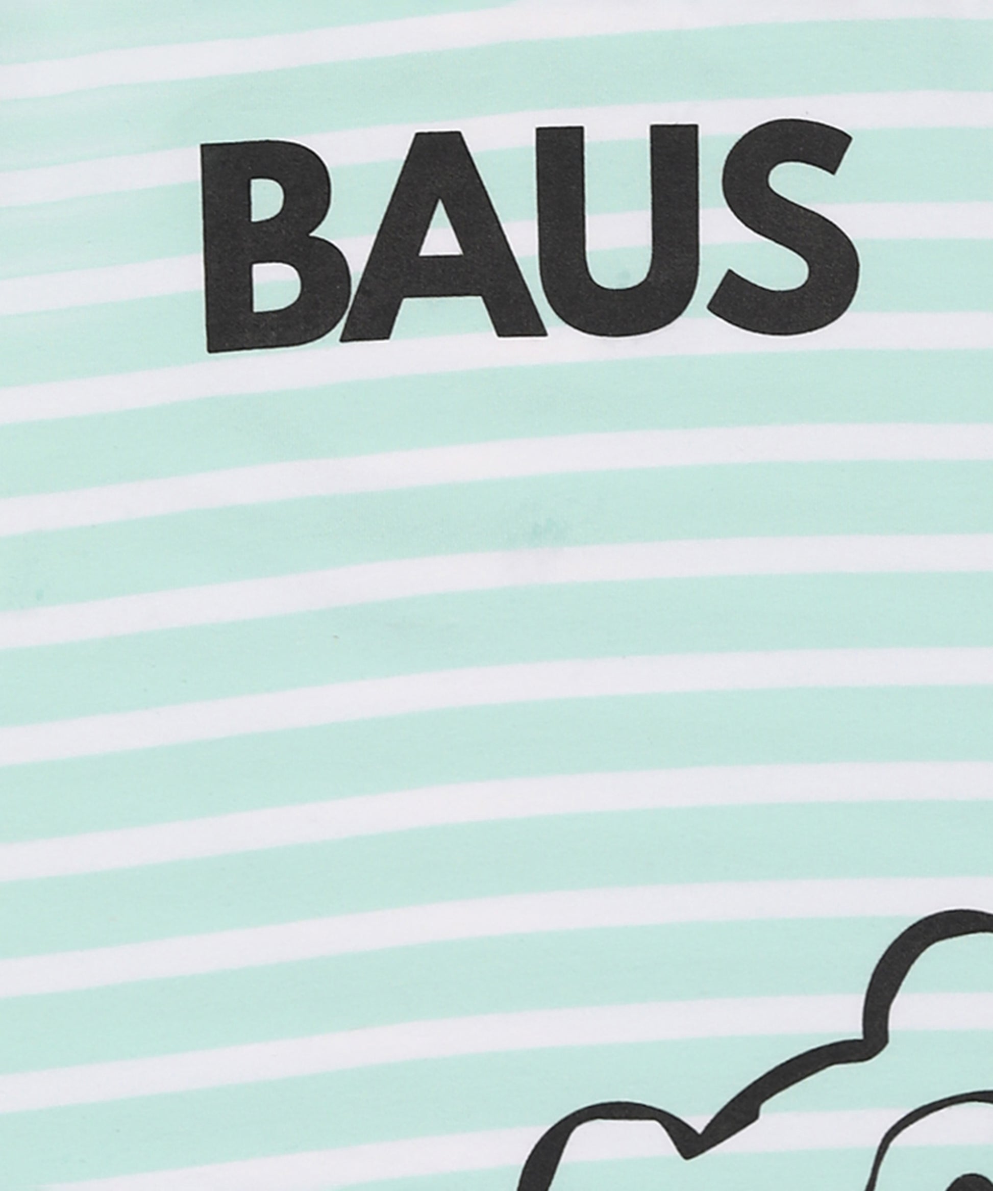 Baus Lycra Cotton Half sleeve Stripe T-shirt - BAUS Brands