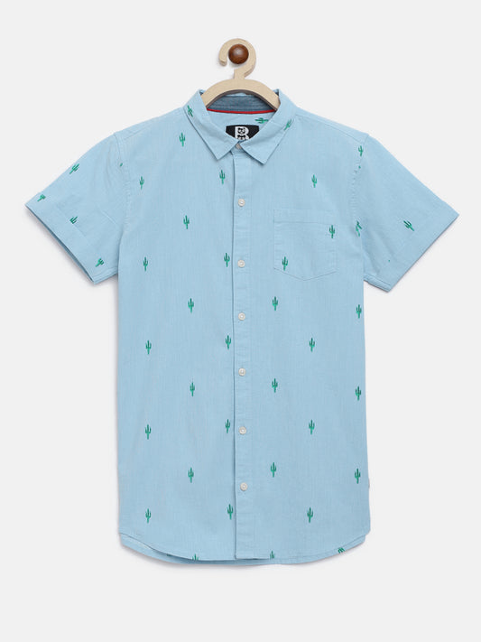 Baus Cactus Printed Half Shirt - BAUS Brands