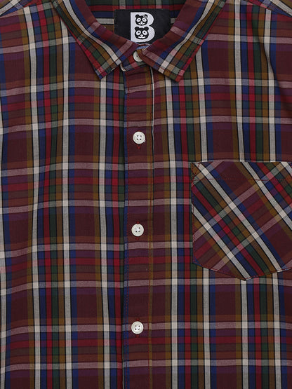 Baus Check Mix Half Shirt - BAUS Brands